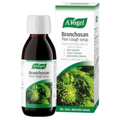 Image of A.Vogel Bronchosan Pine Cough Syrup Dry &amp; Tickly Medicine for Adults 100ml