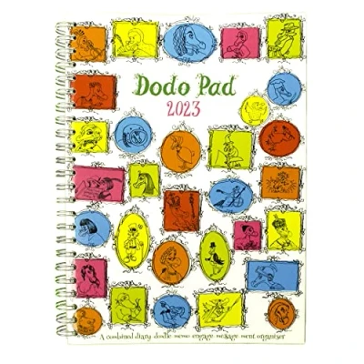 Image of Dodo Pad Original Desk Diary 2023 Week to View, Calendar Year (Dodo Diary: A ... UK made, sustainable, plastic free)