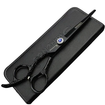 Image of Hairdresser Professional Scissors Set Left Handed 6/7/7.5/8/9 inch Hair sparse Hairdressing 440C (6 Cutting A)