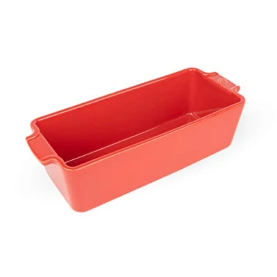 Image of Peugeot Ceramics Loaf Dish Traditional Ceramic with Handles Red, 31 cm, 2l