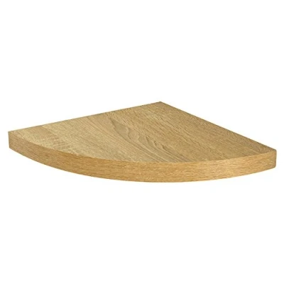 Image of Core Products, Hudson Floating Corner Shelf Kit, 29.5 cm Length x Width 3.8 Height Oak