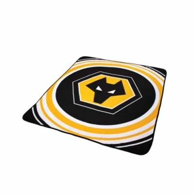 Image of Wolves F.C Official Fleece Blanket,Multicoloured,150 x 125cm