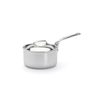 Image of De Buyer Affinity Saucepan with Lid Diameter 16 cm, silver, 18 cm