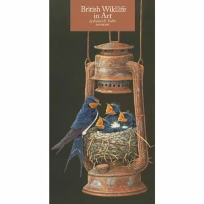 Image of Carousel Calendars British Wildlife in Art by Robert Fuller Slim Diary 2025 (PFP)