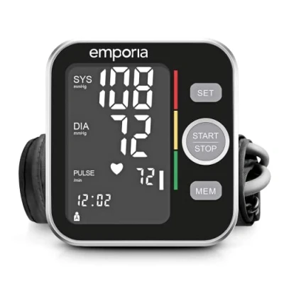Image of Emporia BPM V20 B Digital Upper Arm Blood Pressure Monitor with Cuff