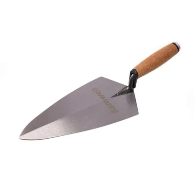 Image of Barnwell Philadelphia Pattern Brick Trowel Cork Handle (10&quot; 12&quot;) (250mm))