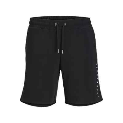 Image of JACK &amp; JONES Men&#039;s Jpststar Jj Sweat Shorts GMS, Black, S