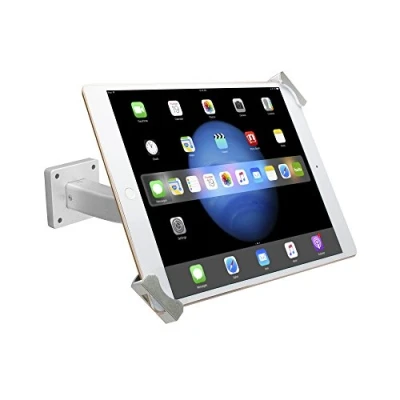 Image of Wall Mount Enclosure CTA Secure Mounts to Wall. Lock &amp; Key Security System. Flexible Joint. Compatible with Any 7 13&quot; Tablets, iPad 10.2&quot; (7th/ 8th/ 9th Gen), Surface Pro, Galaxy Tab S2 (PAD SWM)