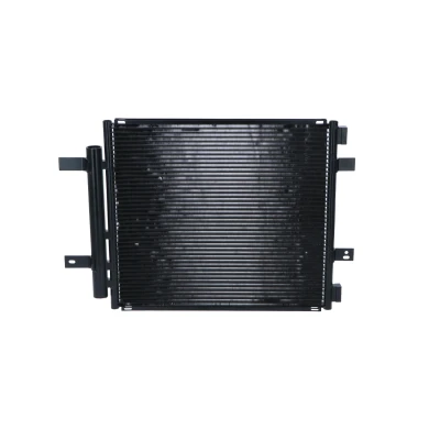 Image of C2C12578, C2C26832 Condenser NRF Easy Fit 350431 with dryer, seal ring 15,5mm Aluminium 460mm JAGUAR: XJ Saloon