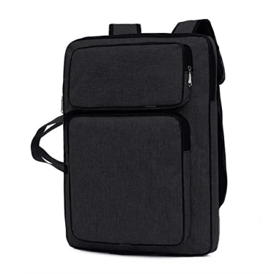 Image of Oaygat A3 Art Portfolio Case Folder Waterproof Artwork Storage Portable Drawing Board Backpack Large Painting Sketch Pad Organiser Carry Tote Bag with Handle for Palette Paints Pencils Brushes