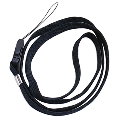 Image of Juliyeh 16 Inch Neck Strap/Cord Lanyard for Mp3 MP4 Cell Phone Camera USB Flash Drive ID Card Black, (223)