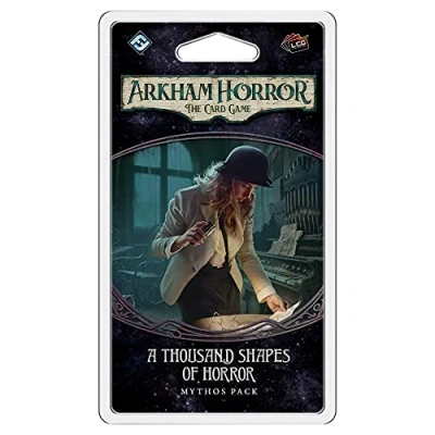 Image of Fantasy Flight Games Arkham Horror The Card Game: Mythos Pack 5.2. A Thousand Shapes of Game Ages 14+ 1 to 4 Players 60 120 Minutes Playing Time