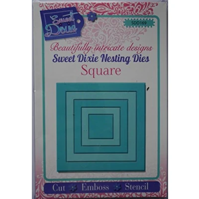 Image of Sweet Dixie Nesting Square Die, Grey