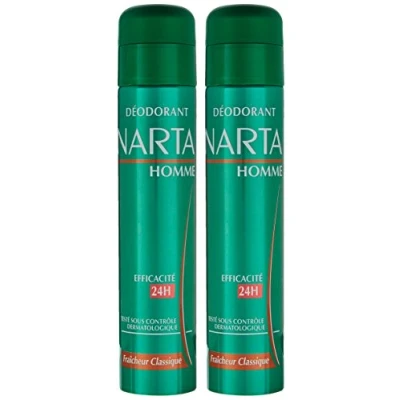 Image of Narta male deodorant spray anti perspirant classic efficiency 24 200 ml set of 2