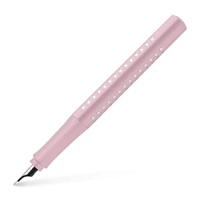 Image of Faber Castell Fountain Pen Sparkle Rose F Nib