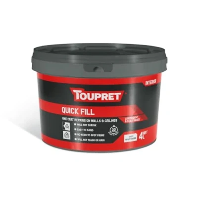 Image of Toupret Quick Fill (Interior) 4 litre