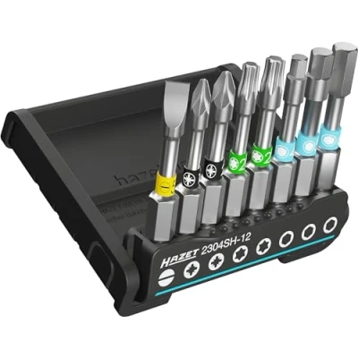Image of HAZET Smart Holder 2304SH 12 Portautensili 8 pezzi, Uscita: 6,3 (1/4 di pollice) profilo a fessura, Phillips PH, TORX interno, Manutenzione auto, riparazioni