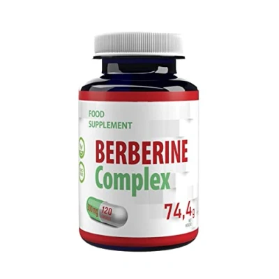 Image of Hepatica Berberine Complex 500mg 120 Vegan Capsules, 3rd Party Lab Tested, High Strength Supplement, Gluten and GMO Free