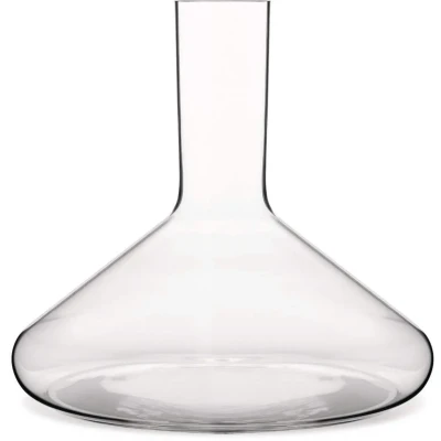 Image of Alessi Eugenia NF09/4000 Designer Decanter, Minimalist Aesthetic, in Crystal Glass, 75 cl