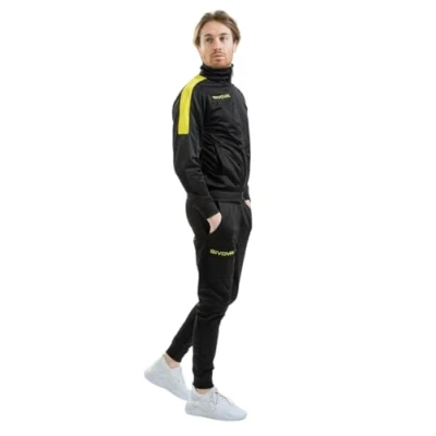 Image of GIVOVA TRACKSUIT REVOLUTION TRIACETATO BLACK/WHITE Size M
