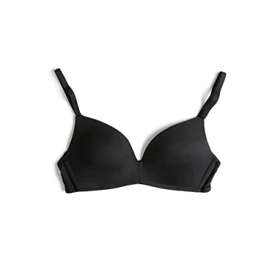 Image of DIM Girl&#039;s Padded Non Wire Invisible Bra, Black, 34B
