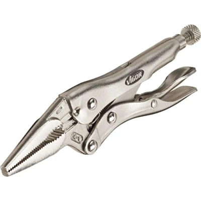 Image of VIGOR V1802 Grip Pliers with Long Jaws Multi Colour