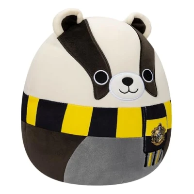 Image of Squishmallows Harry Potter Hufflepuff Badger 16 Inch Jumbo Plush Soft Toy