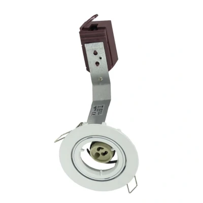 Image of Ansell GU10 Downlight Matt White Adjustable