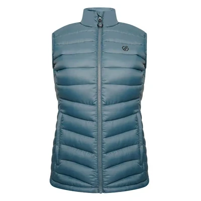 Image of Dare 2b Womens Deter Waterproof Padded Gilet Orion Grey Size 14