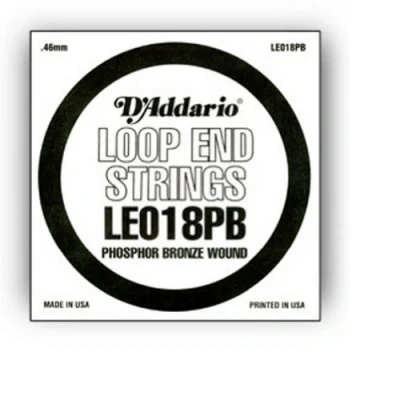 Image of D&#039;Addario .018 Phosphor Bronze Loop End Single String