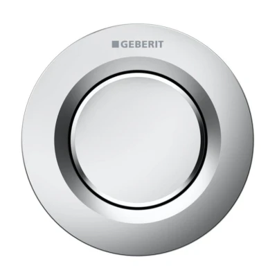 Image of Geberit Type 01 Pneumatic Single Flush Button Matt Chrome (116.040.JQ.1)