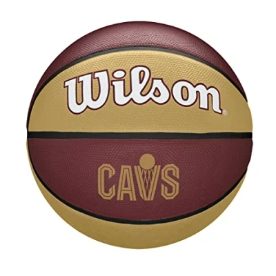 Image of Wilson Basketball, NBA Team Tribute, Cleveland Cavaliers, Outdoor and indoor, Size: 7, Brown
