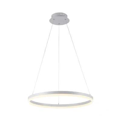Image of Paul Neuhaus LED hanging light Titus, Ø 60 cm, white, dimmable