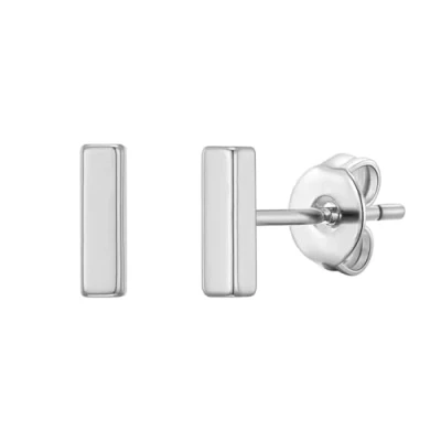 Image of Philip Jones Silver Plated Bar Earrings