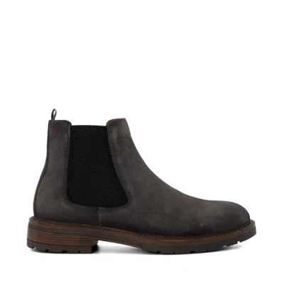 Image of Dune London Mens CHELTENHAM Casual Chelsea Boots Grey Suede Size UK 10