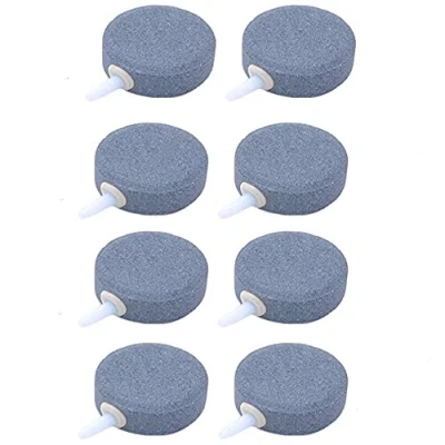 Image of Loopunk Air Stone for Aquarium, 8pcs Aquarium Airstone Bubble Oxygen Fish Tank Diffuser Round 4cm