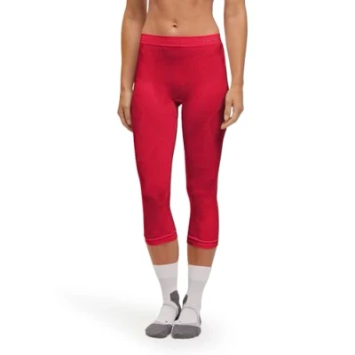 Image of FALKE Women&#039;s Warm 3/4 W TI Functional Yarn Quick Dry 1 Piece Base Layer Bottom, Red (Red 8644) new eco friendly, L