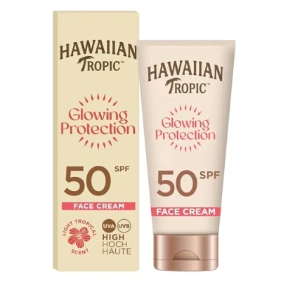 Image of Hawaiian Tropic Glowing Protection Face SPF50 50ml