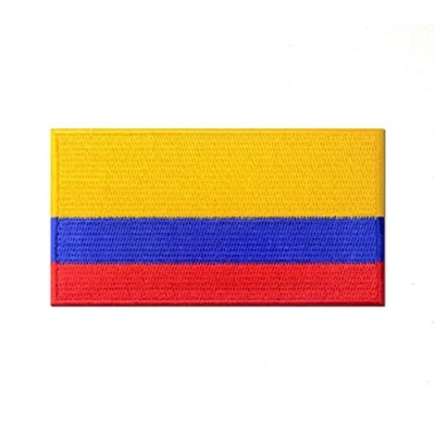 Image of Colombia National Country Flag Iron Sew on Embroidered Patch