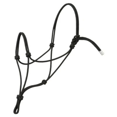Image of Weaver Leather Silvertip No. 95 Rope Halter, Average, Black