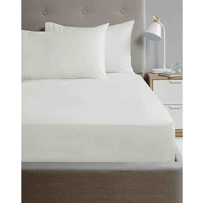 Image of Rapport Home So Soft Premium Microfibre Fitted Sheet Double Cream