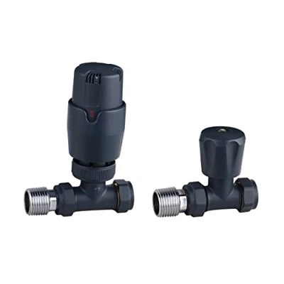 Image of Keenware KRA 196 Thermostatic Radiator Valve, Anthracite Grey