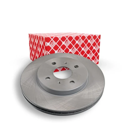 Image of 43512B1030, 43512B1030000 Brake disc FEBI BILSTEIN 108567 Front Axle 254mm 22mm 4 Hole 100mm internally vented Coated DAIHATSU: Sirion II, Materia