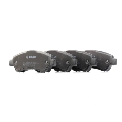 Image of 71770028, 71773149 Brake pad set BOSCH 0 986 494 110 Low Metallic with anti squeak plate, mounting manual PEUGEOT: Boxer Van