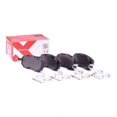 Image of SU00304089, SU00304678, SU00307199, SU00310626, SU00310627 Brake pad set BREMBO P 78 021X with acoustic wear warning accessories