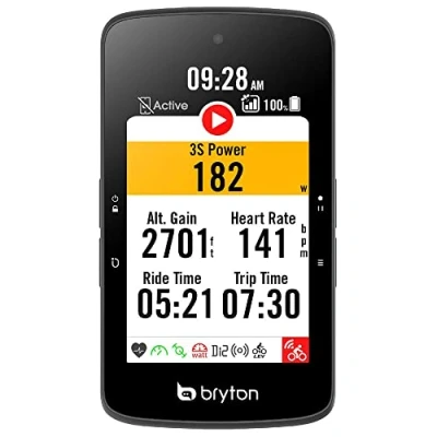 Image of Bryton Rider S800T GPS Cycle Computer with Speed/Cadence &amp; Heart Rate