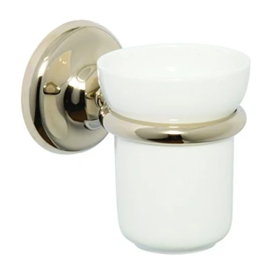 Image of Croydex Flexi Fix Grosvenor Antique Gold Easy to Fit Tumbler , QM701803