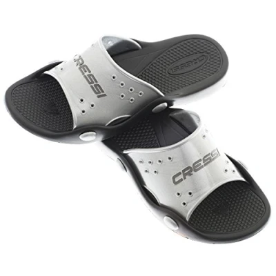Image of Cressi Lux Swimming Beach Shoes Black/Silver, 7 UK/41 EU/7.5 US