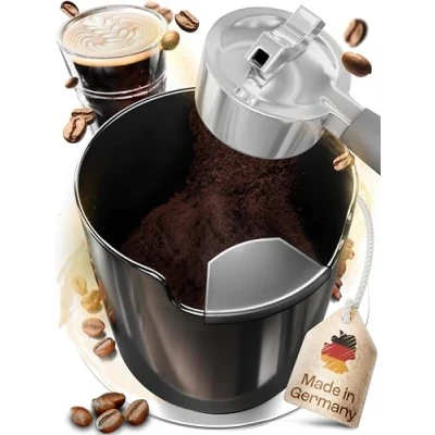 Image of NEW: Homeffect® Coffee Knock Box with Improved Handling Innovative Espresso &amp; Machine Accessories Waste Bin, black Barista for collecting recycling Grounds