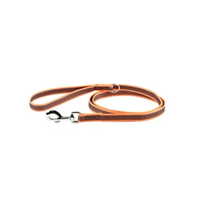 Image of Color &amp; Gray Super Grip Leash with Handle, and D Ring, 20 mm x 1,8 m, Orange